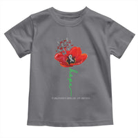 Parkinson's Awareness Toddler T Shirt Faith Hope Tulips Support Parkinsons Warrior