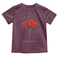 Parkinson's Awareness Toddler T Shirt Faith Hope Tulips Support Parkinsons Warrior