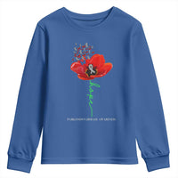 Parkinson's Awareness Youth Sweatshirt Faith Hope Tulips Support Parkinsons Warrior