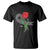 Parkinson's Awareness T Shirt Gray Ribbon Tulips Support Parkinsons Warrior
