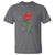 Parkinson's Awareness T Shirt Gray Ribbon Tulips Support Parkinsons Warrior