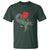 Parkinson's Awareness T Shirt Gray Ribbon Tulips Support Parkinsons Warrior