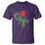 Parkinson's Awareness T Shirt Gray Ribbon Tulips Support Parkinsons Warrior