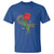 Parkinson's Awareness T Shirt Gray Ribbon Tulips Support Parkinsons Warrior