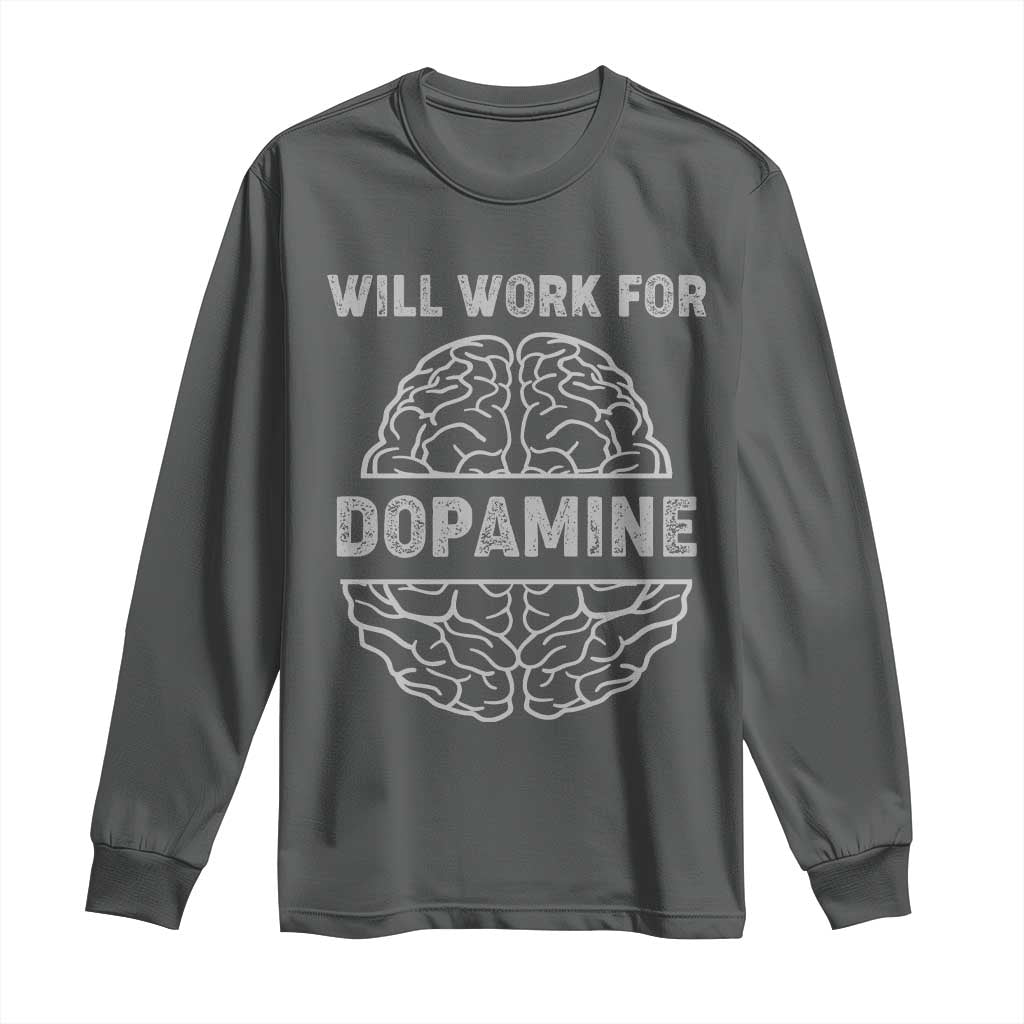 Parkinson's Awareness Long Sleeve Shirt Work For Dopamine Parkinsons Warrior Support