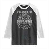 Parkinson's Awareness Raglan Shirt Work For Dopamine Parkinsons Warrior Support