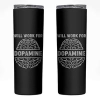 Parkinson's Awareness Skinny Tumbler Work For Dopamine Parkinsons Warrior Support