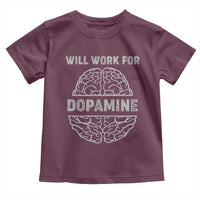 Parkinson's Awareness Toddler T Shirt Work For Dopamine Parkinsons Warrior Support