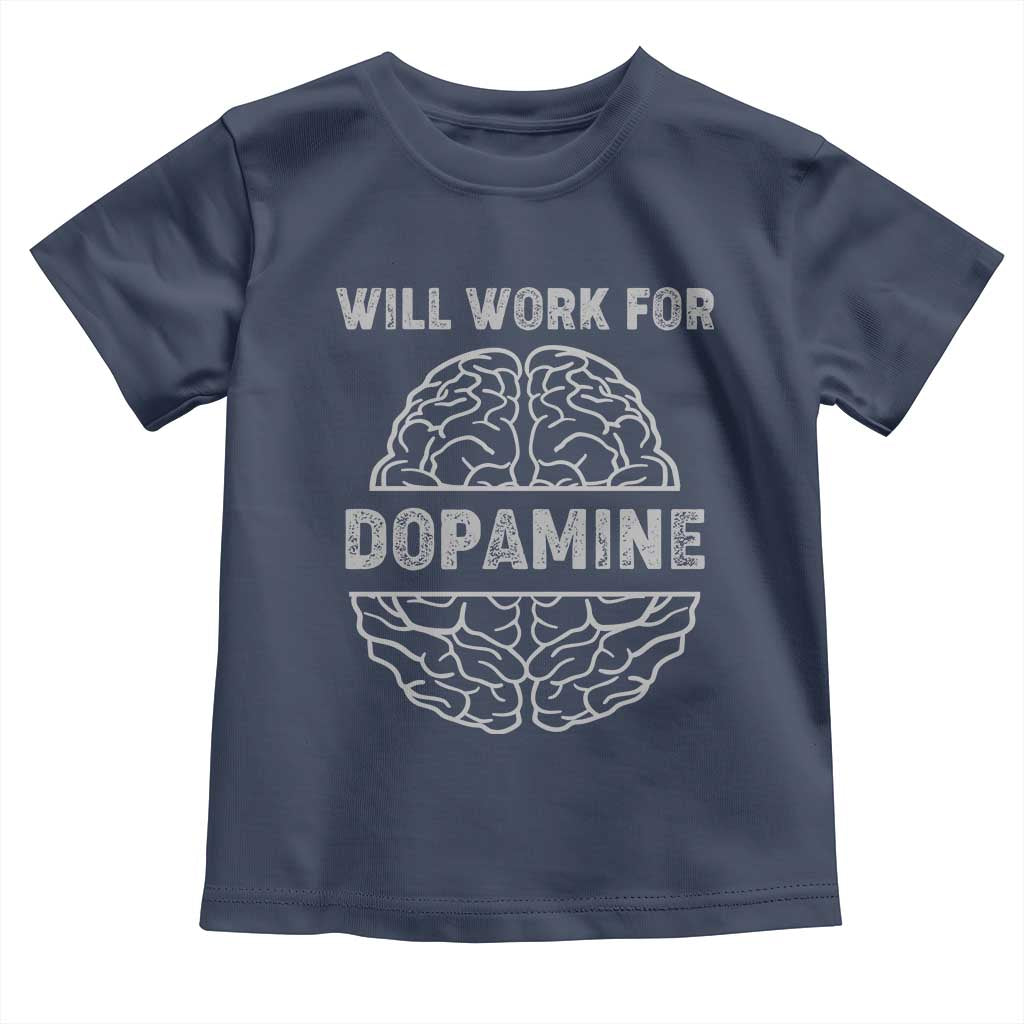 Parkinson's Awareness Toddler T Shirt Work For Dopamine Parkinsons Warrior Support