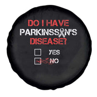 Parkinson's Awareness Spare Tire Cover Yes No Warrior Survivor Support