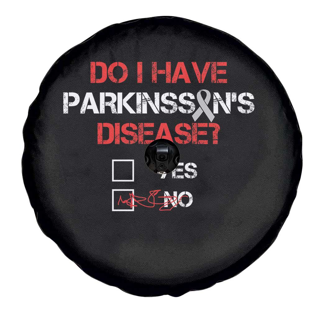 Parkinson's Awareness Spare Tire Cover Yes No Warrior Survivor Support