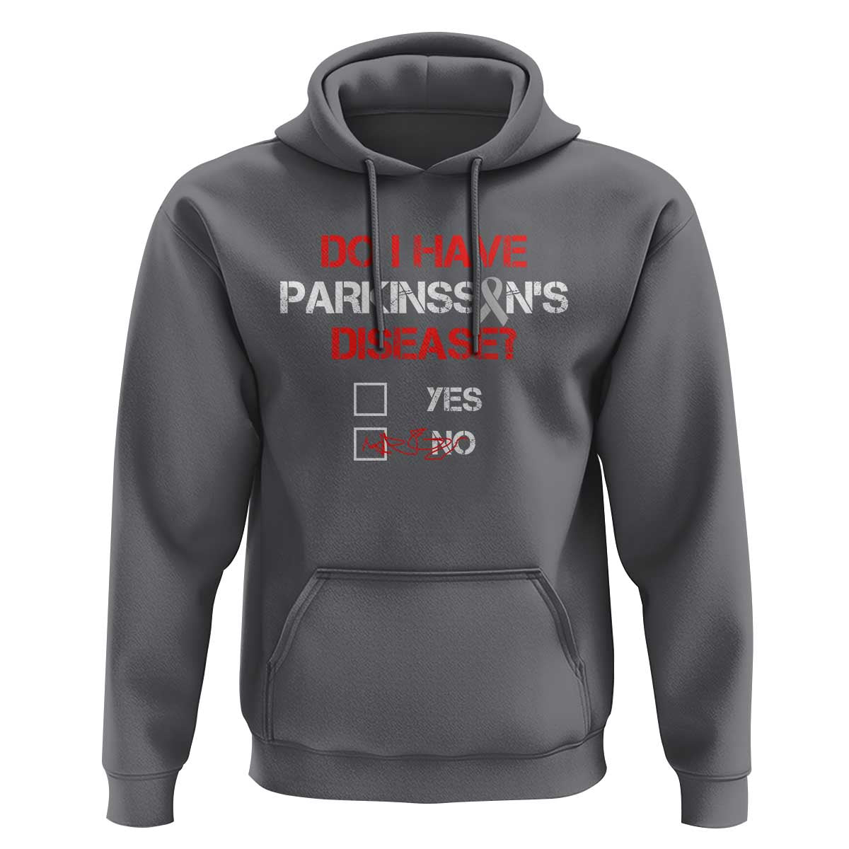 Parkinson's Awareness Hoodie Yes No Warrior Survivor Support