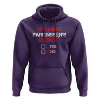 Parkinson's Awareness Hoodie Yes No Warrior Survivor Support