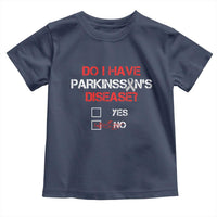 Parkinson's Awareness Toddler T Shirt Yes No Warrior Survivor Support