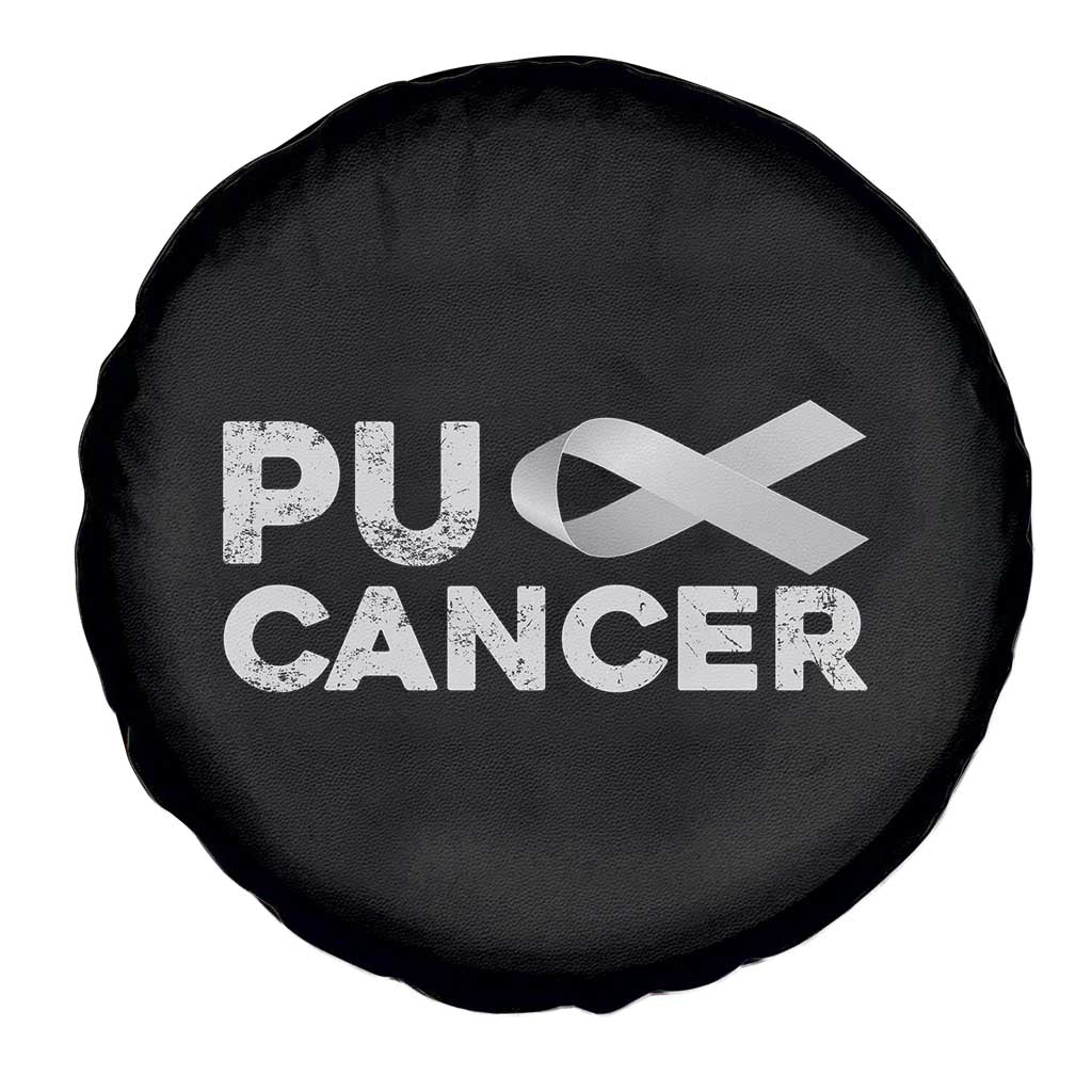 Parkinson's Awareness Spare Tire Cover Puck Farkinsons Parkinson's Silver Gray Ribbon