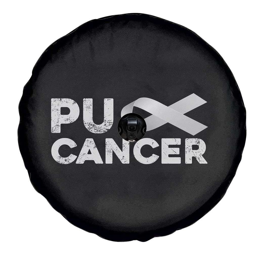 Parkinson's Awareness Spare Tire Cover Puck Farkinsons Parkinson's Silver Gray Ribbon
