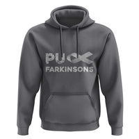 Parkinson's Awareness Hoodie Puck Farkinsons Parkinson's Silver Gray Ribbon