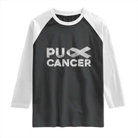 Parkinson's Awareness Raglan Shirt Puck Farkinsons Parkinson's Silver Gray Ribbon