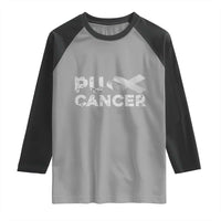 Parkinson's Awareness Raglan Shirt Puck Farkinsons Parkinson's Silver Gray Ribbon
