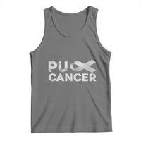 Parkinson's Awareness Tank Top Puck Farkinsons Parkinson's Silver Gray Ribbon