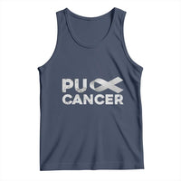 Parkinson's Awareness Tank Top Puck Farkinsons Parkinson's Silver Gray Ribbon
