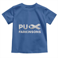 Parkinson's Awareness Toddler T Shirt Puck Farkinsons Parkinson's Silver Gray Ribbon