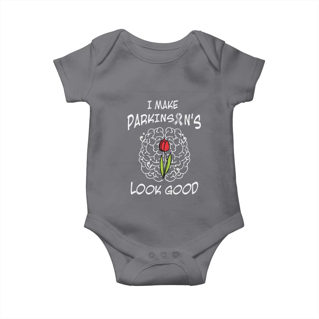 Parkinson's Warrior Baby Onesie I Make Parkinsons Look Good Tulip