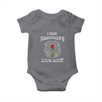 Parkinson's Warrior Baby Onesie I Make Parkinsons Look Good Tulip