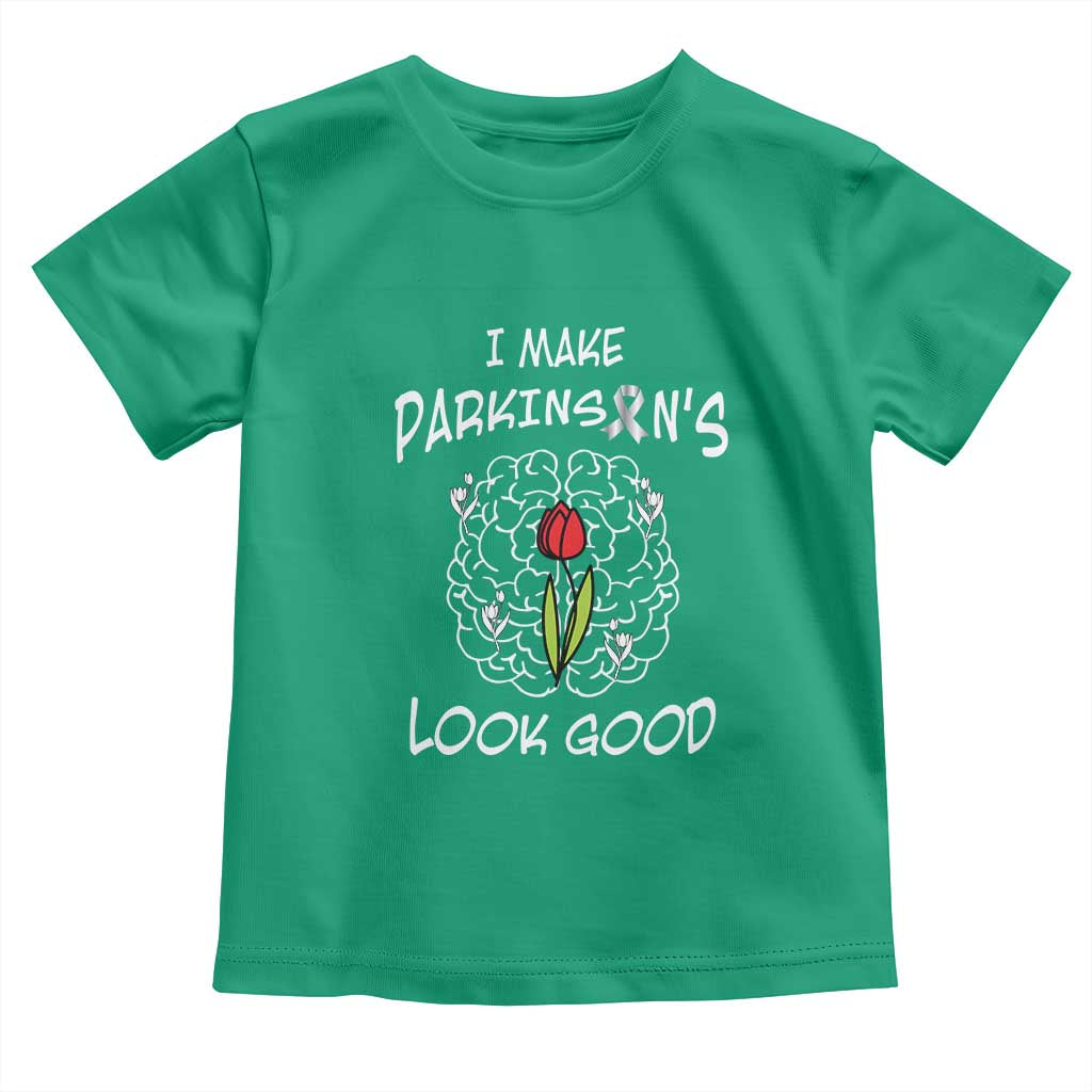 Parkinson's Warrior Toddler T Shirt I Make Parkinsons Look Good Tulip