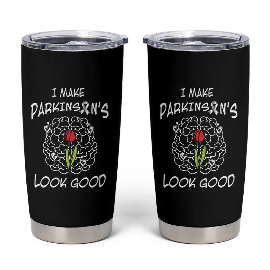 Parkinson's Warrior Tumbler Cup I Make Parkinsons Look Good Tulip
