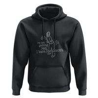 Parkinson's Warrior Hoodie Funny I'm Not Getting Jiggy I Have Parkinsons