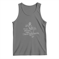 Parkinson's Warrior Tank Top Funny I'm Not Getting Jiggy I Have Parkinsons