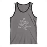 Parkinson's Warrior Tank Top Funny I'm Not Getting Jiggy I Have Parkinsons