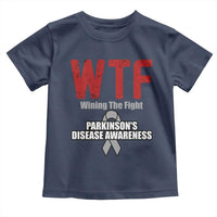 Parkinson's Awareness Toddler T Shirt WTF Winning The Fight Gray Ribbon Support Parkinsons Warriror