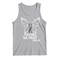 Parkinson's Awareness Tank Top We Fight Together Support Squad Gray Ribbon Butterfly