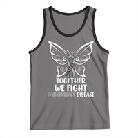 Parkinson's Awareness Tank Top We Fight Together Support Squad Gray Ribbon Butterfly