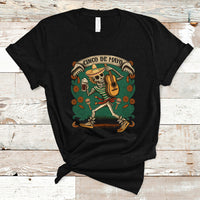 Mexican Skull T Shirt Cinco De Mayo Mexican Skull Let's Fiesta 5 De Mayo Women Men - Wonder Print Shop