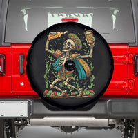 Mexican Skeleton Spare Tire Cover Drinking Party Let's Fiesta