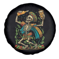Mexican Skeleton Spare Tire Cover Drinking Party Let's Fiesta