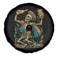 Mexican Skeleton Spare Tire Cover Drinking Party Let's Fiesta