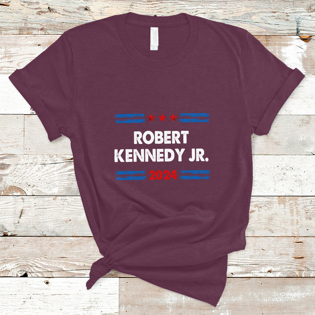 Robert Kennedy T Shirt Robert Kennedy Jr. for President 2024 RFK JR 2024 - Wonder Print Shop