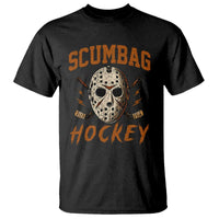 Scumbag Hockey Goalie Mask Distressed Sports Graphic T Shirt