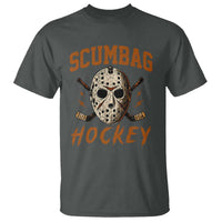 Scumbag Hockey Goalie Mask Distressed Sports Graphic T Shirt