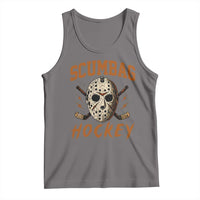 Scumbag Hockey Goalie Mask Distressed Sports Graphic Tank Top