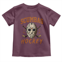 Scumbag Hockey Goalie Mask Distressed Sports Graphic Toddler T Shirt