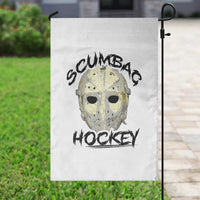 Scumbag Hockey Goalie Mask Vintage Graphic Garden Flag