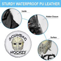 Scumbag Hockey Goalie Mask Vintage Graphic Spare Tire Cover