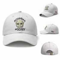 Scumbag Hockey Goalie Mask Vintage Graphic Baseball Cap