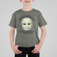 Scumbag Hockey Goalie Mask Vintage Graphic T Shirt For Kid