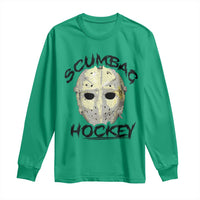 Scumbag Hockey Goalie Mask Vintage Graphic Long Sleeve Shirt